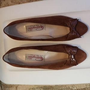 Vintage suede Pappagallo Shoes Brown